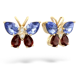 matching earrings - Butterfly