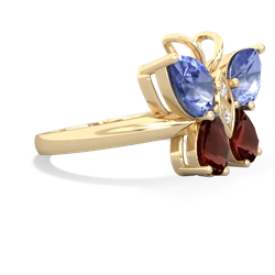 Tanzanite Butterfly 14K Yellow Gold ring R2215