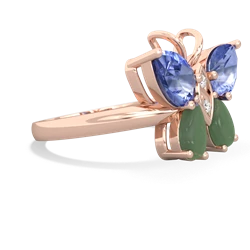 Tanzanite Butterfly 14K Rose Gold ring R2215