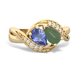 Tanzanite Summer Winds 14K Yellow Gold ring R5342