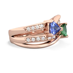 Tanzanite Bowtie 14K Rose Gold ring R2360