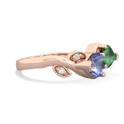 Tanzanite Floral Elegance 14K Rose Gold ring R5790