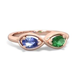 Tanzanite Infinity 14K Rose Gold ring R5050