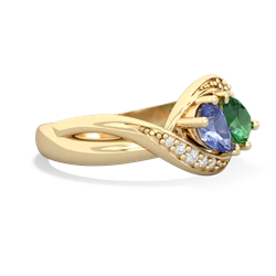 Tanzanite Summer Winds 14K Yellow Gold ring R5342