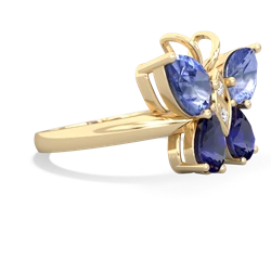 Tanzanite Butterfly 14K Yellow Gold ring R2215