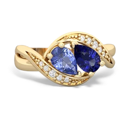 Tanzanite Summer Winds 14K Yellow Gold ring R5342