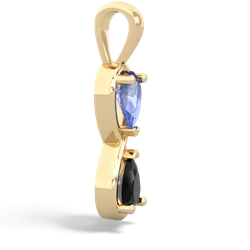 Tanzanite Infinity 14K Yellow Gold pendant P5050