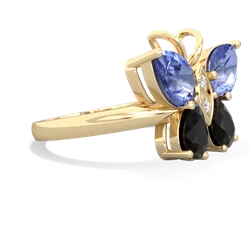 Tanzanite Butterfly 14K Yellow Gold ring R2215