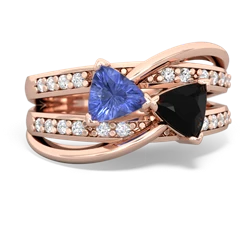 Tanzanite Bowtie 14K Rose Gold ring R2360