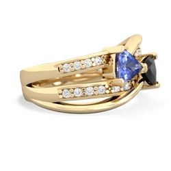 Tanzanite Bowtie 14K Yellow Gold ring R2360