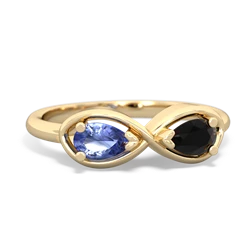 Tanzanite Infinity 14K Yellow Gold ring R5050