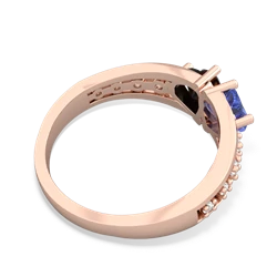 Tanzanite Heart To Heart 14K Rose Gold ring R3342