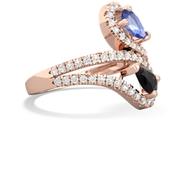 Tanzanite Diamond Dazzler 14K Rose Gold ring R3000