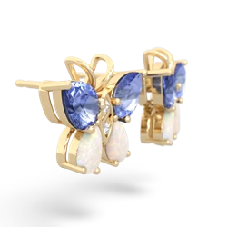 Tanzanite Butterfly 14K Yellow Gold earrings E2215