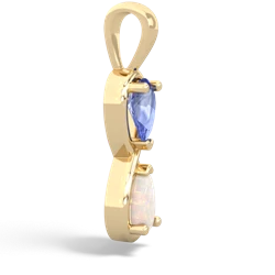 Tanzanite Infinity 14K Yellow Gold pendant P5050