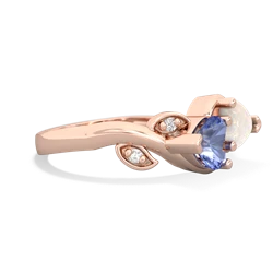 Tanzanite Floral Elegance 14K Rose Gold ring R5790