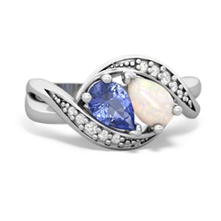 Tanzanite Summer Winds 14K White Gold ring R5342