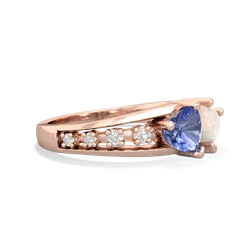 Tanzanite Heart To Heart 14K Rose Gold ring R3342