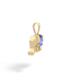 tanzanite nature pendants