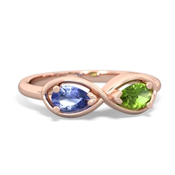 Tanzanite Infinity 14K Rose Gold ring R5050