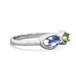 Tanzanite Infinity 14K White Gold ring R5050