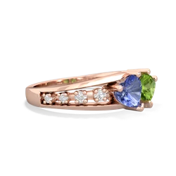 Tanzanite Heart To Heart 14K Rose Gold ring R3342