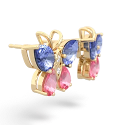 Tanzanite Butterfly 14K Yellow Gold earrings E2215