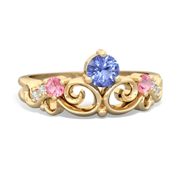 Tanzanite Crown Keepsake 14K Yellow Gold ring R5740