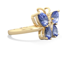 Tanzanite Butterfly 14K Yellow Gold ring R2215