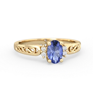 matching rings - Filligree Scroll Oval