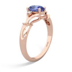 Tanzanite Precious Pear 14K Rose Gold ring R0826