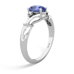 Tanzanite Precious Pear 14K White Gold ring R0826