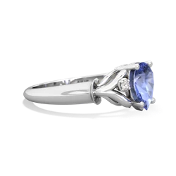 Tanzanite Precious Pear 14K White Gold ring R0826