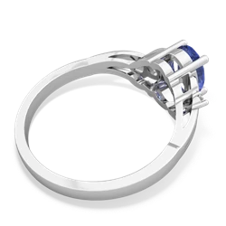 Tanzanite Swirls 14K White Gold ring R2347