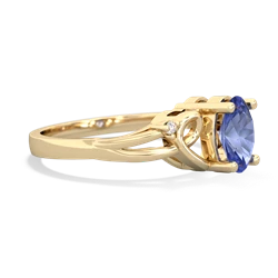 Tanzanite Swirls 14K Yellow Gold ring R2347