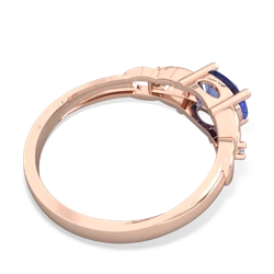 Tanzanite Links 14K Rose Gold ring R4032