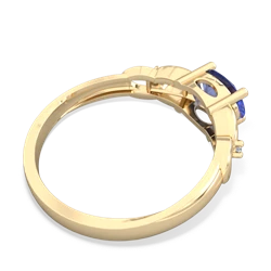 Tanzanite Links 14K Yellow Gold ring R4032