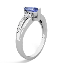 Tanzanite Royal Marquise 14K White Gold ring R2343