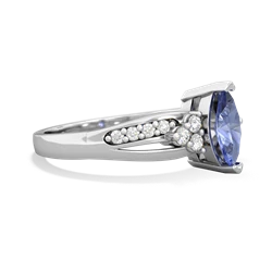 Tanzanite Royal Marquise 14K White Gold ring R2343