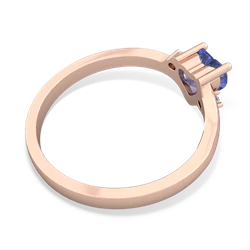 Tanzanite Delicate Heart 14K Rose Gold ring R0203