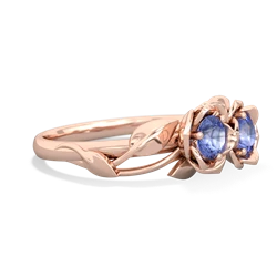 Tanzanite Rose Garden 14K Rose Gold ring R5510