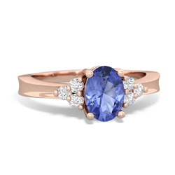 Tanzanite Simply Elegant 14K Rose Gold ring R2113