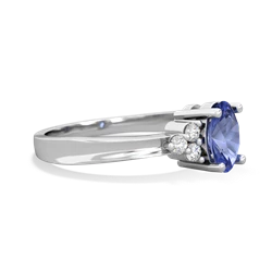 Tanzanite Simply Elegant 14K White Gold ring R2113