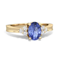 Tanzanite Simply Elegant 14K Yellow Gold ring R2113