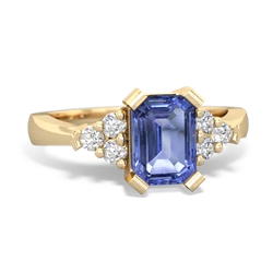 Tanzanite Timeless Classic 14K Yellow Gold ring R2591