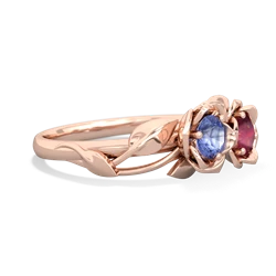 Tanzanite Rose Garden 14K Rose Gold ring R5510