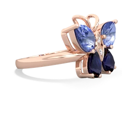 Tanzanite Butterfly 14K Rose Gold ring R2215