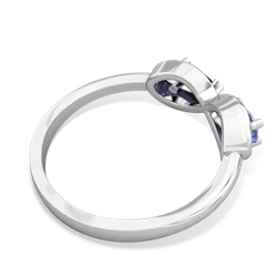 Tanzanite Infinity 14K White Gold ring R5050