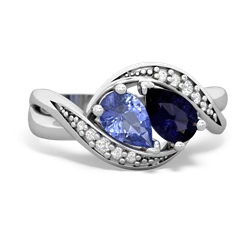 Tanzanite Summer Winds 14K White Gold ring R5342