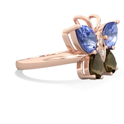 Tanzanite Butterfly 14K Rose Gold ring R2215